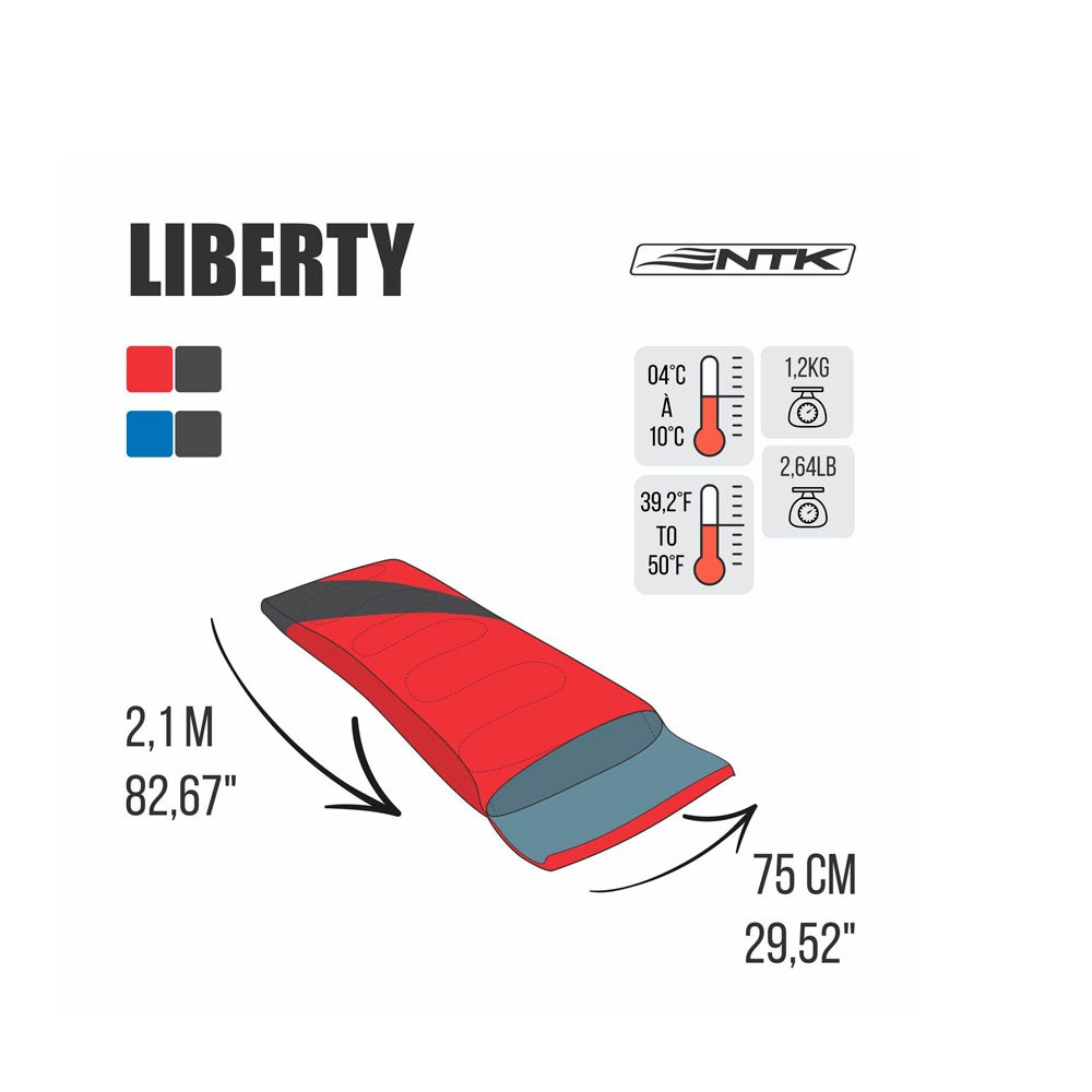 ebb5450c6bff8f7bb58f062b403a7fdd.jpg Saco Domir NTK Libert (cor vermelho) - Imagem 4